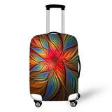 Colorful Graffiti Thicken Luggage Cover Elastic Baggage Cover Suitable 19 To 32 Inch Suitcase Case Dust Cover Travel Accessories