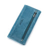 Contact's HOT Genuine Leather Women Wallet High Quality Coin Purse Female Long Clutch Wallet luxury Brand Money Bag Card Holder