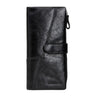 Contact's Women Wallets Brand Design High Quality Genuine Leather Wallet Female Hasp Fashion Dollar Price Long Purse Card Holder