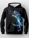 Cool Dinosaur Rawr 3D Print Cute&Cozy Hoodie For Kids Boys - Keep Him Warm And Stylish