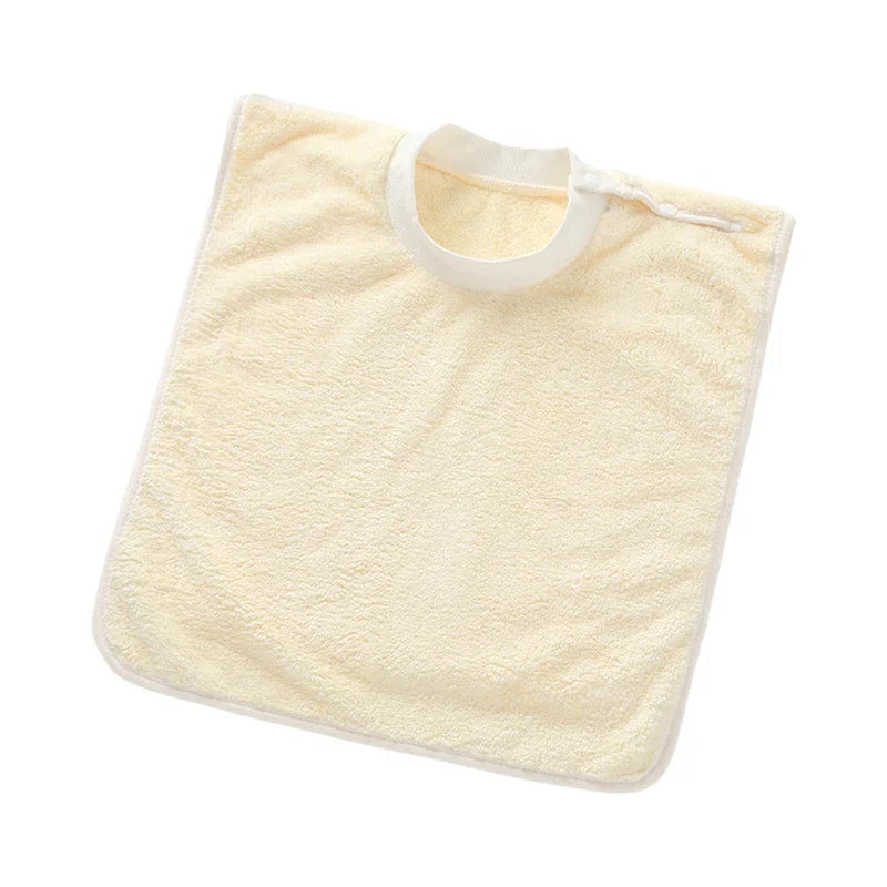 Coral Fleece Baby Bibs Toothbrush Towel Feeding Burp Cloth Saliva Towel Apron