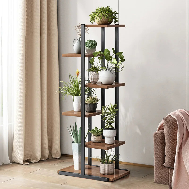 Cordlal Shining Plant Stand and Flower Stand 4/6 Tier Flower Shelf Planter Rack Storage Organizer Display Indoor Garden Balcony