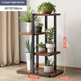 Cordlal Shining Plant Stand and Flower Stand 4/6 Tier Flower Shelf Planter Rack Storage Organizer Display Indoor Garden Balcony