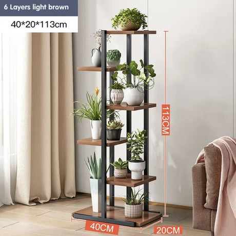 Cordlal Shining Plant Stand and Flower Stand 4/6 Tier Flower Shelf Planter Rack Storage Organizer Display Indoor Garden Balcony