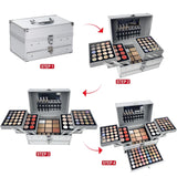 Cosmetics Set Eyeshadow Trimming Tray Lip Frozen Blush Nail Polish Eyebrow Pencil Multifunctional Combination Novice Makeup Box