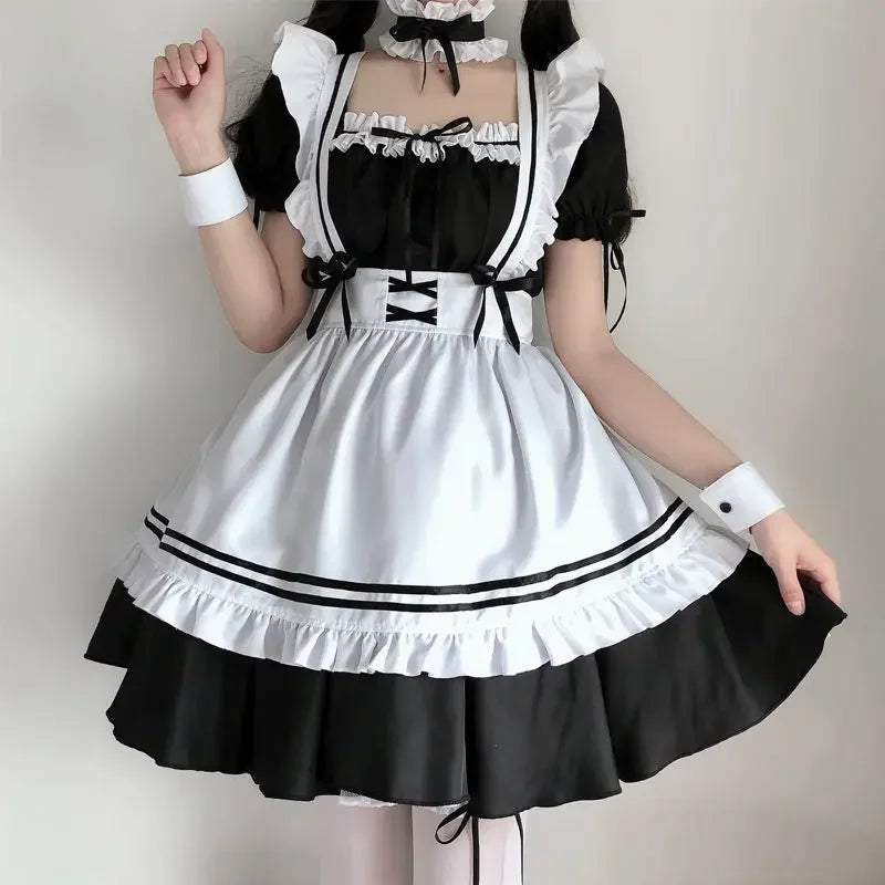 Cosplay Anime Fans and Fashion-conscious Girls Japanese Style Schoolgirl Dress