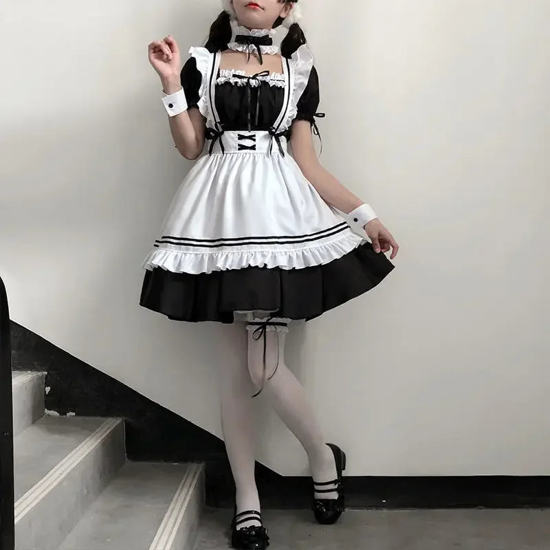 Cosplay Anime Fans and Fashion-conscious Girls Japanese Style Schoolgirl Dress