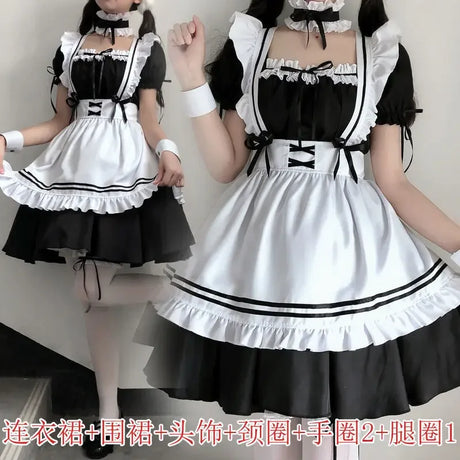 Cosplay Anime Fans and Fashion-conscious Girls Japanese Style Schoolgirl Dress