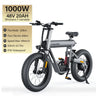 Coswheel T20 Electric Bike Mountain bikes Motorcycles e bike 20Inch Fat tire 48V  20AH Drit Bike 1000W Road Snow Electric Ebike