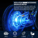 Coswheel T20 Electric Bike Mountain bikes Motorcycles e bike 20Inch Fat tire 48V  20AH Drit Bike 1000W Road Snow Electric Ebike