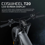 Coswheel T20 Electric Bike Mountain bikes Motorcycles e bike 20Inch Fat tire 48V  20AH Drit Bike 1000W Road Snow Electric Ebike