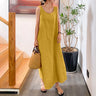 Cotton Linen Oversized Long Dress for Women 2023 Summer Casual Plus Size Fashion Elegant Loose Skirt Female Clothing Vestidos Ro