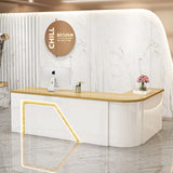 Counter Table Bar Reception Desk Tall Marble Office Commercial Reception Desk Beauty Salon Toonbank Winkel Garden Furniture Sets