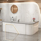 Counter Table Bar Reception Desk Tall Marble Office Commercial Reception Desk Beauty Salon Toonbank Winkel Garden Furniture Sets