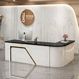 Counter Table Bar Reception Desk Tall Marble Office Commercial Reception Desk Beauty Salon Toonbank Winkel Garden Furniture Sets