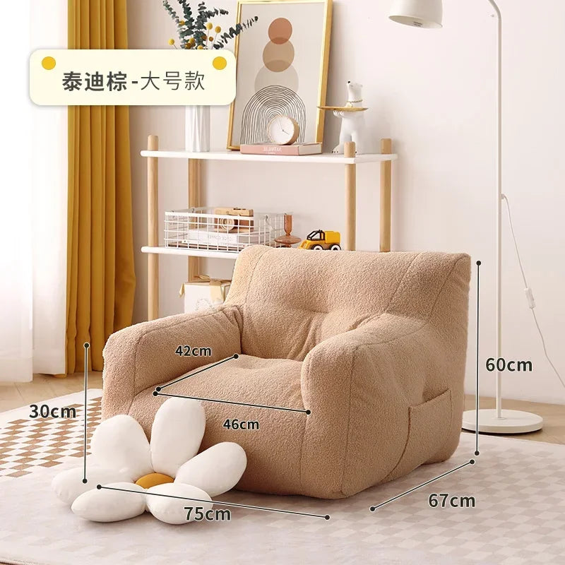 Creative Lovely Web Celebrity Children Sofa Small Sofa Baby Baby Couch Tatami Lovely Single Lazy Sofa Chair Reading Corner