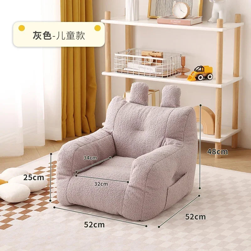 Creative Lovely Web Celebrity Children Sofa Small Sofa Baby Baby Couch Tatami Lovely Single Lazy Sofa Chair Reading Corner