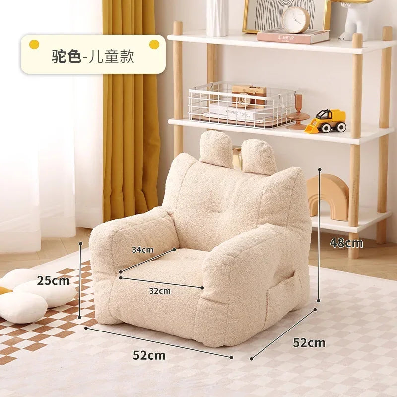 Creative Lovely Web Celebrity Children Sofa Small Sofa Baby Baby Couch Tatami Lovely Single Lazy Sofa Chair Reading Corner