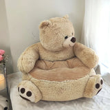 Creative Minimalist  Children Children Cartoon Lazy Little Sofa Mini Sofa Cartoon Cute Bear Sofa Stool Kids Chairs