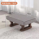 Creative Small Wood Chair Household Shoe Changing Stool Ins Sofa Living Room Foot Rest Stool Tea Table Children Bathroom Footsto