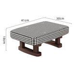 Creative Small Wood Chair Household Shoe Changing Stool Ins Sofa Living Room Foot Rest Stool Tea Table Children Bathroom Footsto