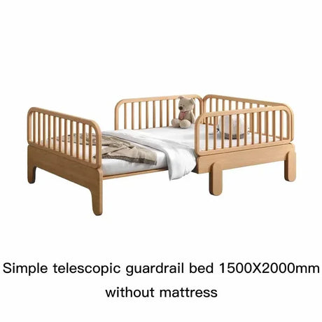 Crib Splicing Children Beds Guardrail Boy Solid Wood Princess Children Beds Girl Retractable Camas Dormitorio Bedroom Furniture