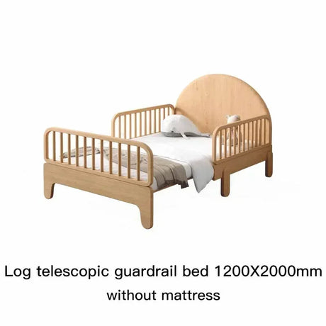 Crib Splicing Children Beds Guardrail Boy Solid Wood Princess Children Beds Girl Retractable Camas Dormitorio Bedroom Furniture