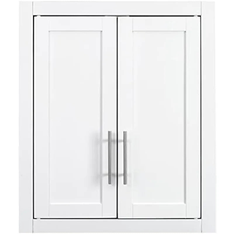 Crosley Furniture Savannah Wall Cabinet, White