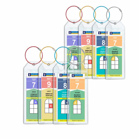 Cruise Luggage Tag for Royal Caribbean Cruise Ship Tag Holders , Clear Tags Cruise Travel Essentials in 2023, 2024&2025