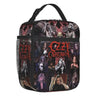 Custom Heavy Metal Band Rock Lunch Bag Men Women Warm Cooler Ozzy Osbourne Prince Of Darkness Insulated Lunch Box for Student