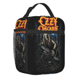 Custom Heavy Metal Band Rock Lunch Bag Men Women Warm Cooler Ozzy Osbourne Prince Of Darkness Insulated Lunch Box for Student