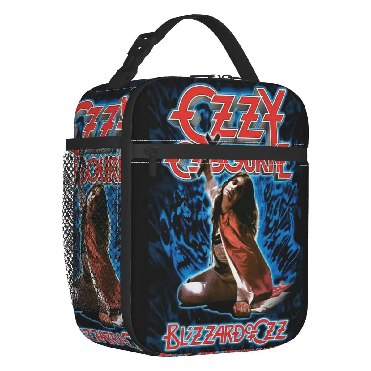 Custom Heavy Metal Band Rock Lunch Bag Men Women Warm Cooler Ozzy Osbourne Prince Of Darkness Insulated Lunch Box for Student