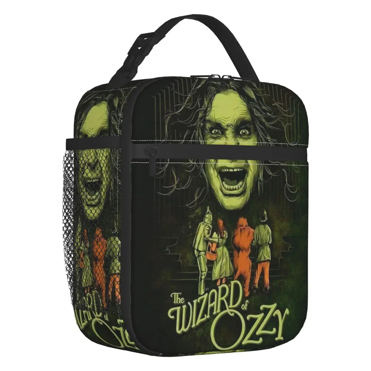 Custom Heavy Metal Band Rock Lunch Bag Men Women Warm Cooler Ozzy Osbourne Prince Of Darkness Insulated Lunch Box for Student