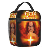 Custom Heavy Metal Band Rock Lunch Bag Men Women Warm Cooler Ozzy Osbourne Prince Of Darkness Insulated Lunch Box for Student