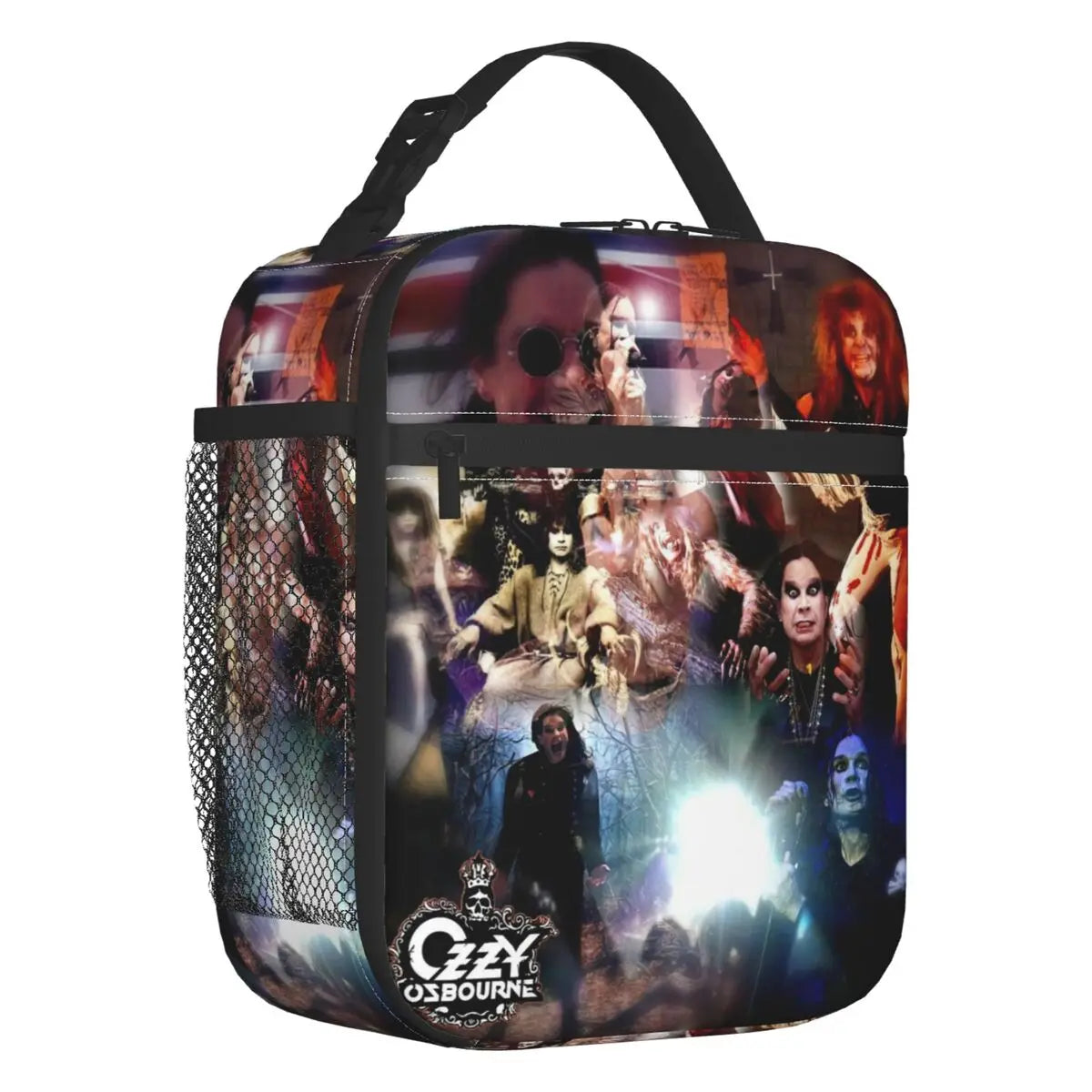 Custom Heavy Metal Band Rock Lunch Bag Men Women Warm Cooler Ozzy Osbourne Prince Of Darkness Insulated Lunch Box for Student