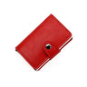 Customized Name Logo Smart Wallet Men Woman RFID Blocking ID Credit Card Holder Leather Wallet Metal Double Box CardHolder Purse