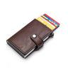 Customized Wallet 2024 Credit Card Holder Leather Blocking Rfid Wallet Men id bank card holder Anti thief Wallet Card Case Purse