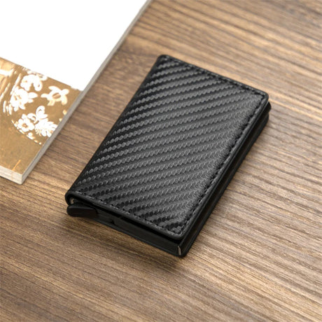 Customized Wallet 2024 Credit Card Holder Leather Blocking Rfid Wallet Men id bank card holder Anti thief Wallet Card Case Purse