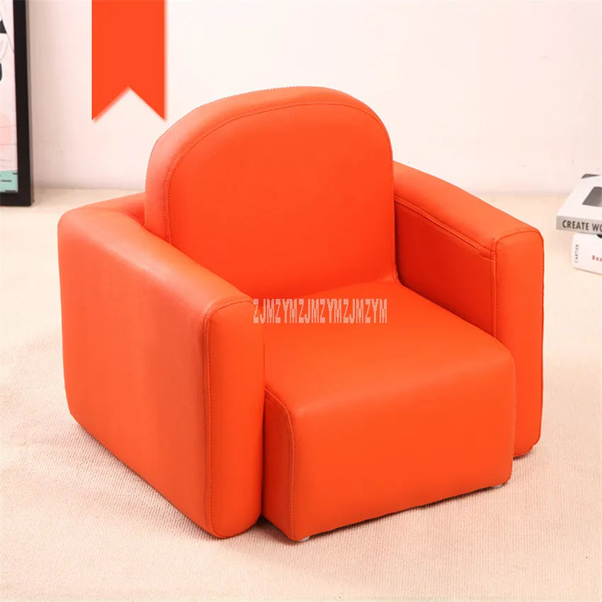 Cute Baby Kids Lazy Sofa Sponge Filler Solid Wood Frame Soft Seat Chair Handrail Separable As Desk Children Baby Sofa Chair