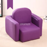 Cute Baby Kids Lazy Sofa Sponge Filler Solid Wood Frame Soft Seat Chair Handrail Separable As Desk Children Baby Sofa Chair