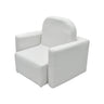 Cute Baby Kids Lazy Sofa Sponge Filler Solid Wood Frame Soft Seat Chair Handrail Separable As Desk Children Baby Sofa Chair