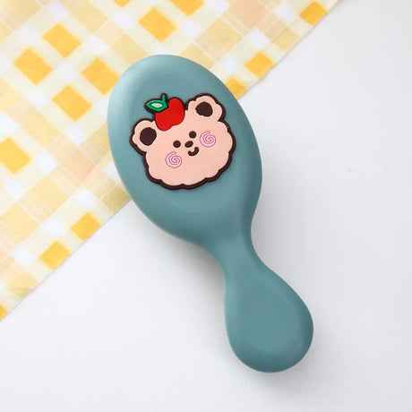 Cute Cartoon Air Cushion Anti-screw Hair Brush Comb Mini Portable Small Massage Untangling Hairbrush for Girls Things Care Tools