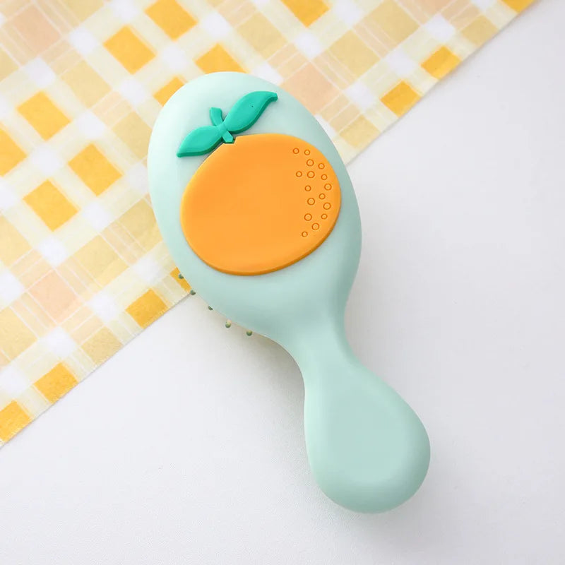 Cute Cartoon Air Cushion Anti-screw Hair Brush Comb Mini Portable Small Massage Untangling Hairbrush for Girls Things Care Tools