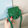 Cute Princess Accessories Kids Coin Purse Handbags Cute Girls Baby Tassel Crossbody Bags PU Leather Children Small Shoulder Bag