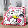 Cute S-Snoopy Cartoon 3D Printed Blanket Fashion Soft Cozy Living room Bedroom Sofa Bed Picnic Blanket Child Birthday Gift