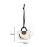 Cute Small Bag of Cowhide Pendant Cute Mini Pendant for Longchamp Mini Bag Accessories