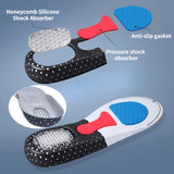 Cuttable Silicone Insoles for Shoe Men Women Orthotic Arch Support Sport Shoe Pad Soft Running Insert Cushion Memory Foam Insole