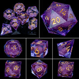 D&D Liquid Flow Core Dice & Liquid Activity Eye & Ring Sharp Edge D and D  Dungeon and Dragon Pathfinder Role Playing Games Dice