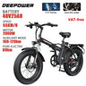 DEEPOWER 2000W Adults Electric Bike Bicycle 1000W 48V 12.8AH 20 Inch Off-Road Tire Folding Electric E Bikes Mountain Ebike