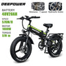 DEEPOWER 2000W Adults Electric Bike Bicycle 48V 20AH 20 Inch Fat Tire Folding Electric E Bikes Mountain Oil Brake 1000W Ebike